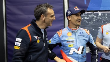 Dani Sordo y Abiteboul con Hyundai.