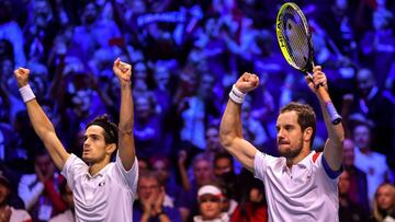 Francia ya manda en la final gracias a Gasquet y Herbert