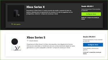 Xbox Series X y Xbox Series S | Dónde reservar: GAME, Amazon, Media Markt...