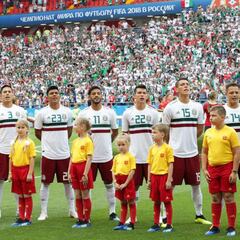 Los jugadores de México que llegan apercibidos ante Suecia