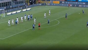 ¡Intratable!: el tremendo centro de Alexis para el cuarto gol del Inter