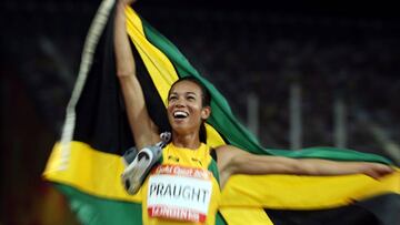 Hist¨®rica Aisha Praught: primera jamaicana oro en obst¨¢culos