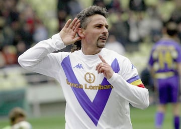 Uno de los jugadores m¨¢s talentosos de la historia del f¨²tbol. 'El Divino', como as¨ª se le conoc¨ªa, se retir¨® de manera profesional en el Brescia. Baggio se retir¨® habiendo marcado 205 goles en toda su carrera en la Serie A. Su camiseta con el n¨²mero 10 fue retirada del Brescia.