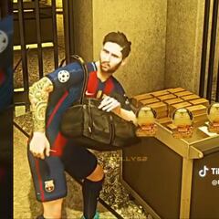 Crean a Messi en el GTA VI y hacen que se robe los Balones de Oro que ha ganado