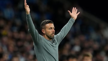 El entrenador del Espanyol, Luis García.