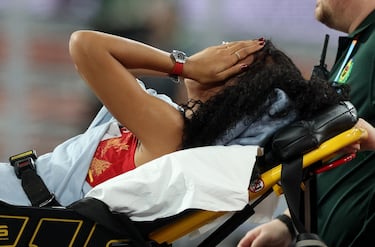 Lesión de María Vicente.