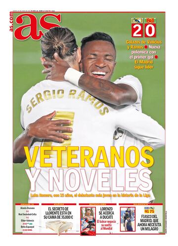 Las portadas del Real Madrid campeón