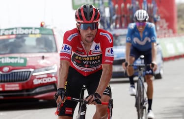 Roglic, situaci¨®n nueva: en el primer d¨ªa de descanso de rojo