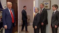 Trump’s unconventional exit: a wild TikTok twist at a press conference