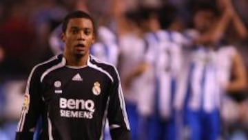 Marcelo, con 18 años, en su estreno con el Real Madrid en Riazor.