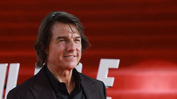 Tom Cruise poses as he attends the premiere of the film "Mission: Impossible - The Final Reckoning" at the Auditorio Nacional, in Mexico City, Mexico May 20, 2025. REUTERS/Henry Romero