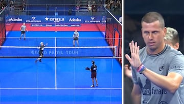 El "TA-PO-NA-ZO" de Paquito Navarro que levant車 el Palau: pidi車 hasta perd車n a Belastegu赤n