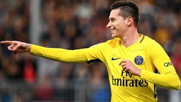 Draxler, durante un partido del PSG.