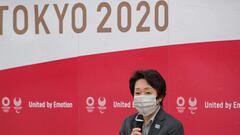 La presidenta del Comit&eacute; Organizador de los Juegos Ol&iacute;mpicos de Tokio Seiko Hashimoto, durante una rueda de prensa.