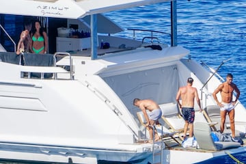 Cristiano Ronaldo y Georgina Rodríguez disfrutaron en las Islas Baleares de sus vacaciones.