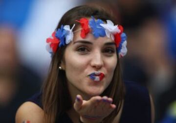 The beautiful game spills into the stands of the Euro 2016 venues