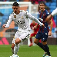 James da asistencia en el sufrido triunfo del Real Madrid