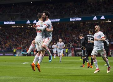 2-0. Isco celebró el segndo gol.