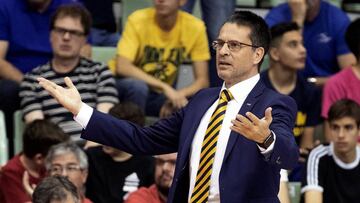 Pedro Mart&iacute;nez, durante un partido del Herbalife Gran Canaria.