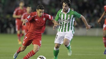 Jes&uacute;s Navas con el Sevilla. 