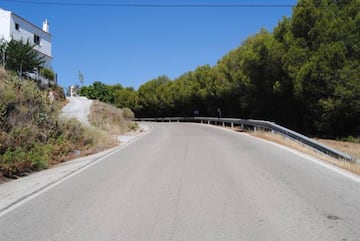 El Muro, con picos del 17% y los pinos dando sombra... al barranco