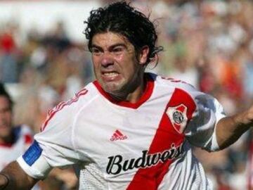 Marcelo Salas con River Plate en Clausura 2004.