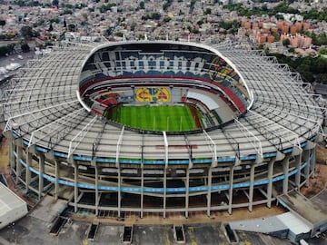 Imagen del Estadio Azteca en el Ciudad de México, México.