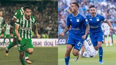 Así llegan Nacional y Millonarios al clásico por la Copa Sudamericana: bajas, sancionados y últimos resultados