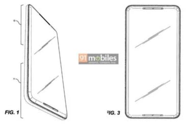 Esta patente del Google Pixel 4 lo muestra con pantalla sin bordes y altavoz doble