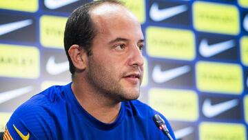 Lluís Cortés, entrenador del Barça.