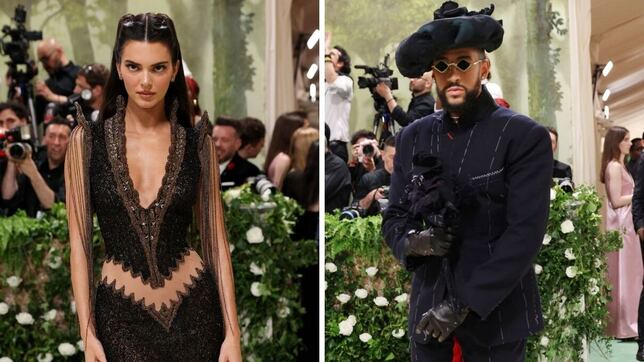 Kendall Jenner and Bad Bunny together at the Met Gala 2024 afterparty - AS  USA