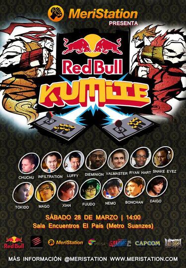 Agenda del Red Bull Kumite 2015 de Ultra Street Fighter IV