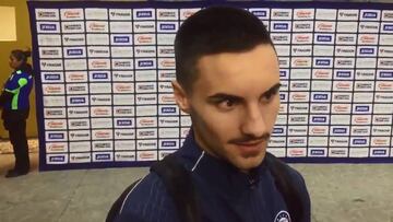 El nuevo futbolista de La Máquina vivió la derrota de su equipo en Copa MX desde el palco. Espera pronto aportar en la cancha.