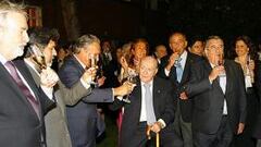 Homenaje a Di Stéfano en la embajada de Colombia