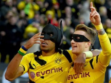 Marco Reus y Pierre-Emerick Aubameyang.