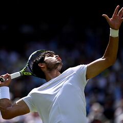 Alcaraz hopes Medvedev will feel nerves playing on Centre Court