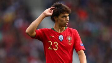 Joao Felix con la selecci&oacute;n portuguesa. 