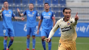 Ra&uacute;l de Tom&aacute;s, en el Fuenlabrada-Espanyol.