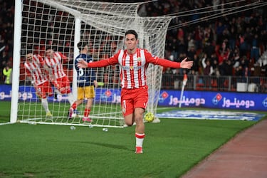 El máximo goleador de Segunda sigue mostrando un nivel superlativo. Ante el Andorra volvió a liderar desde la mediapunta y anotó el primer tanto del partido, tras una gran jugada individual; y mejor definición.