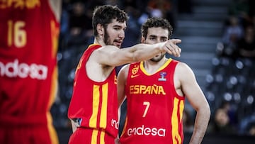 Ferrán Bassas, durante un partido de la Selección española