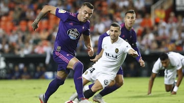 Iago Aspas deja al Valencia
al borde de la depresi¨®n
