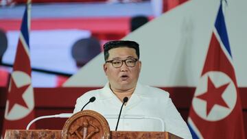 El líder de Corea del Norte, Kim Jong-un. Photo: -/KCNA/dpa -