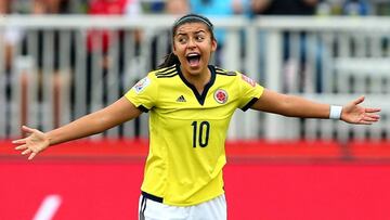 Yoreli Rinc&oacute;n, jugadora colombiana. 