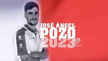 Oficialización del fichaje de José Ángel Pozo por el Rayo Vallecano.