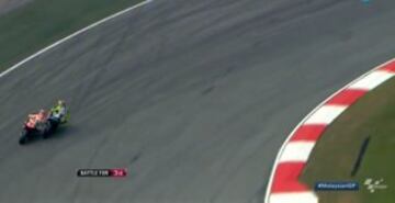 Así fue la secuencia del incidente entre Rossi y Márquez