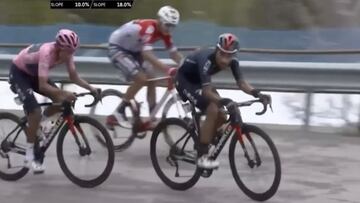 Así llevó Dani Martínez a Egan Bernal hasta el ataque de Yates