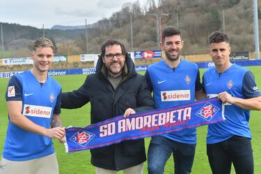 Troncho, Unzueta y Bustinza suman “ilusión y ganas”