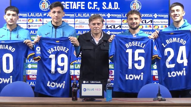 Los nuevos fichajes del Getafe, presentados
