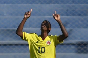 Imágenes del partido entre Colombia y Eslovaquia por los octavos de final del Mundial Sub 20 en el estadio San Juan del Bicentenario.