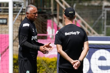 Imágenes del entrenamiento de Atlético Nacional.